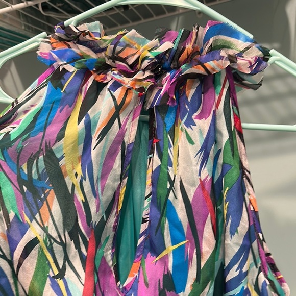 River Island Multicolor Sleeveless Ruffle Top - Picture 5 of 6